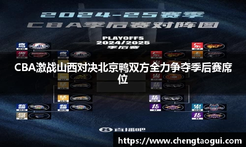 CBA激战山西对决北京鸭双方全力争夺季后赛席位