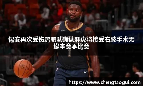 锡安再次受伤鹈鹕队确认胖虎将接受右膝手术无缘本赛季比赛