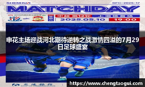 申花主场迎战河北期待逆转之战激情四溢的7月29日足球盛宴