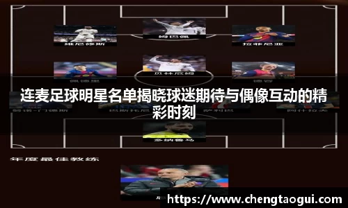 连麦足球明星名单揭晓球迷期待与偶像互动的精彩时刻